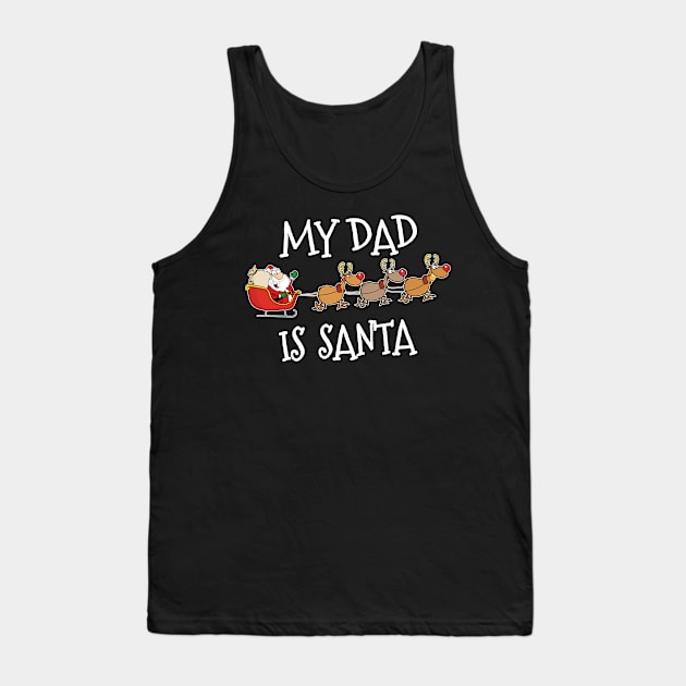 Matching family Christmas outfit Dad Tank Top by JamesBosh